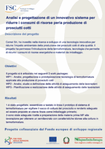 Analisi e progettazione di un innovativo sistema per ridurre i consumi di risorse perla produzione di prosciutti cotti